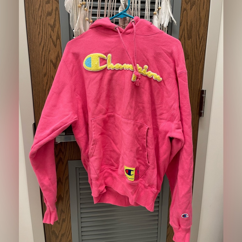 Hot Pink champion hoodie